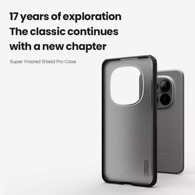 کاور نیلکین مدل Super Frosted Shield Transparent مناسب برای گوشی موبایل شیائومی Redmi Note 15 Pro Plus/ Poco M8 Pro 5G