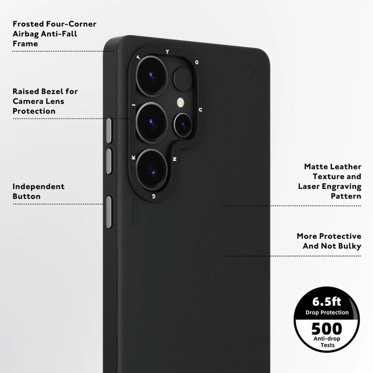 کاور یانگ کیت مدل Simple Matte Lether مناسب برای گوشی موبایل سامسونگ Galaxy S25Ultra