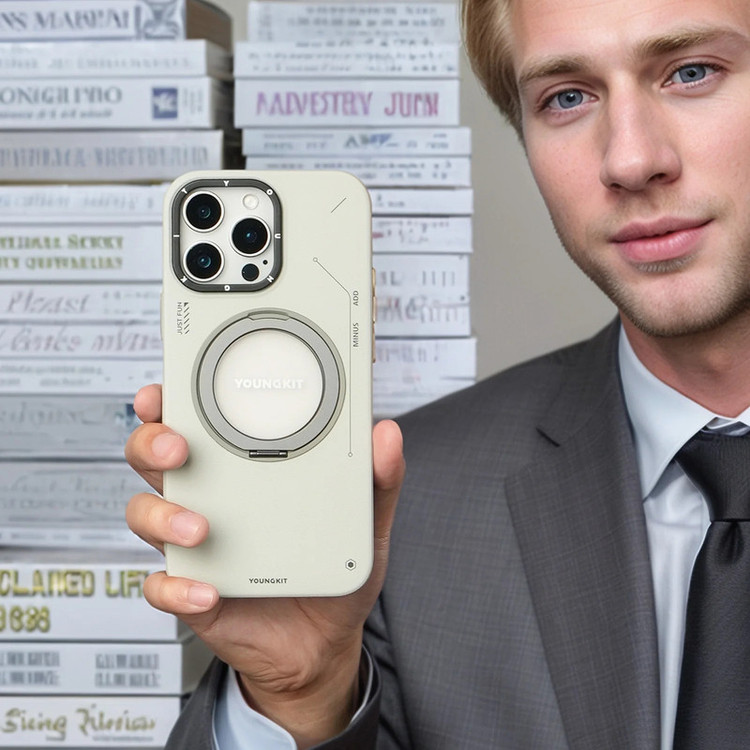 کاور یانگ کیت مدل Leather 360° مناسب برای گوشی موبایل اپل iphone 15promax
