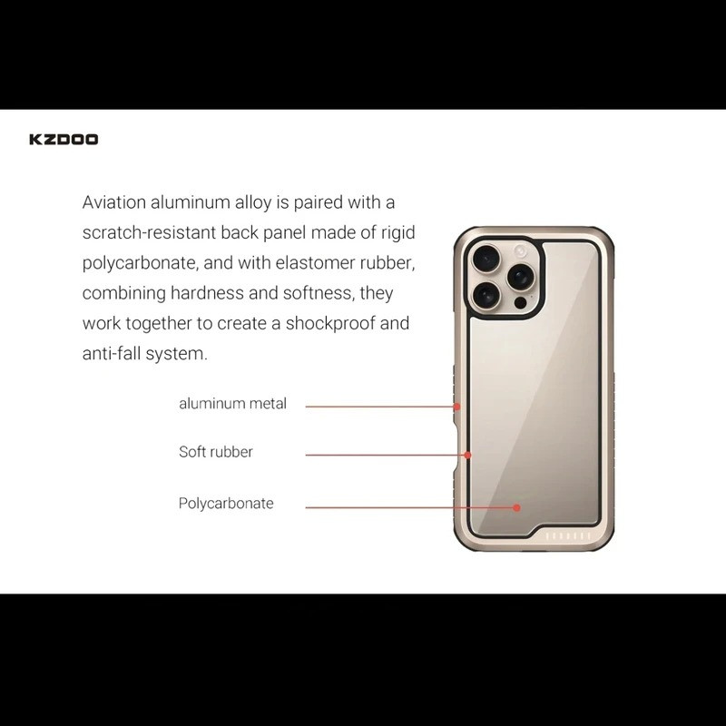 کاور کی -زد دوو مدل Ares Sport مناسب برای گوشی موبایل اپل iPhone 16 Pro