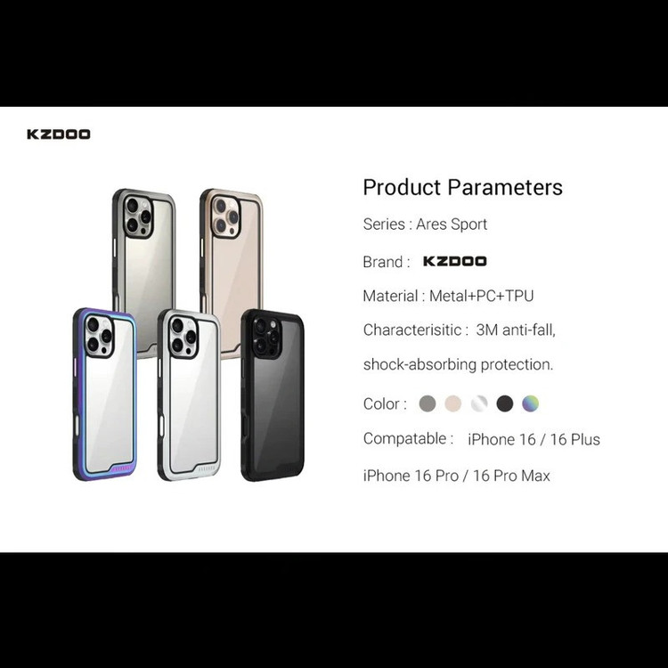 کاور کی -زد دوو مدل Ares Sport مناسب برای گوشی موبایل اپل iPhone 16 Pro
