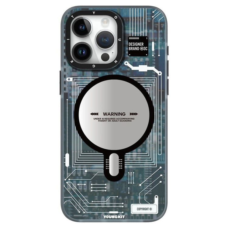 کاور یانگ کیت مدل Futuristic Circuit مناسب برای گوشی موبایل اپل iphone 15 pro