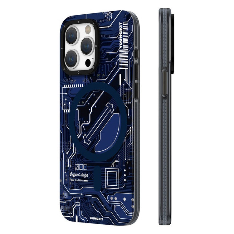 کاور یانگ کیت مدل Futuristic Circuit مناسب برای گوشی موبایل اپل iphone 15 pro