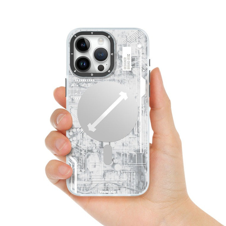 کاور یانگ کیت مدل Futuristic Circuit مناسب برای گوشی موبایل اپل iphone 15 pro