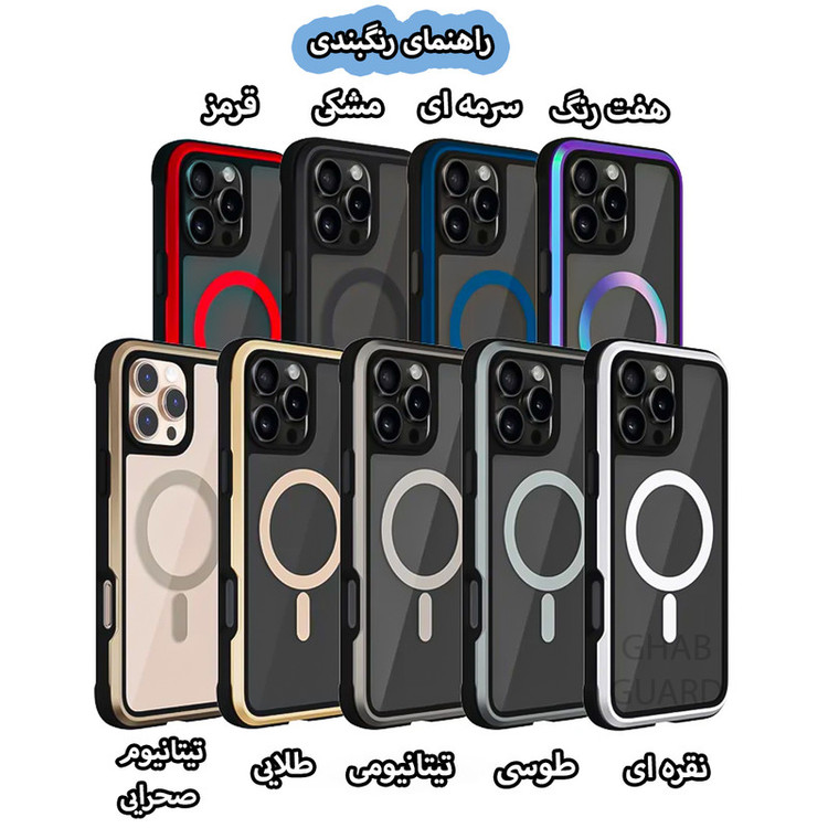 کاور قاب گارد مدل KZDMG مناسب برای گوشی موبایل اپل iPhone 17