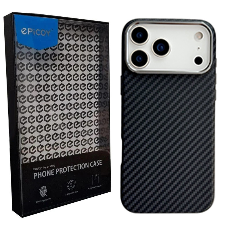 کاور اپیکوی مدل  Slim Carbonic Fiber Magnetic مناسب برای گوشی موبایل اپل iPhone 17 Pro Max