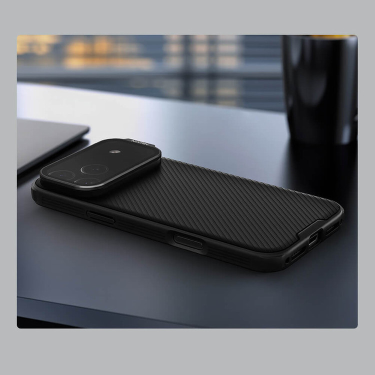کاور نیلکین مدل Camshield Prop Transparent Lens Guard مناسب برای گوشی موبایل اپل iPhone 17 Pro