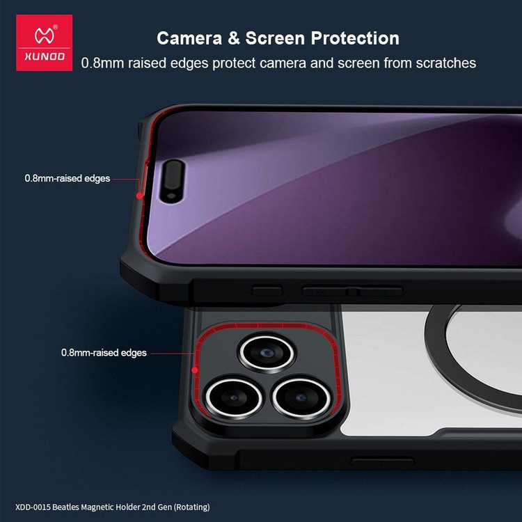 کاور اپیکوی مدل Xundd Magnetic Holder مناسب برای گوشی موبایل اپل iPhone 17 Pro Max