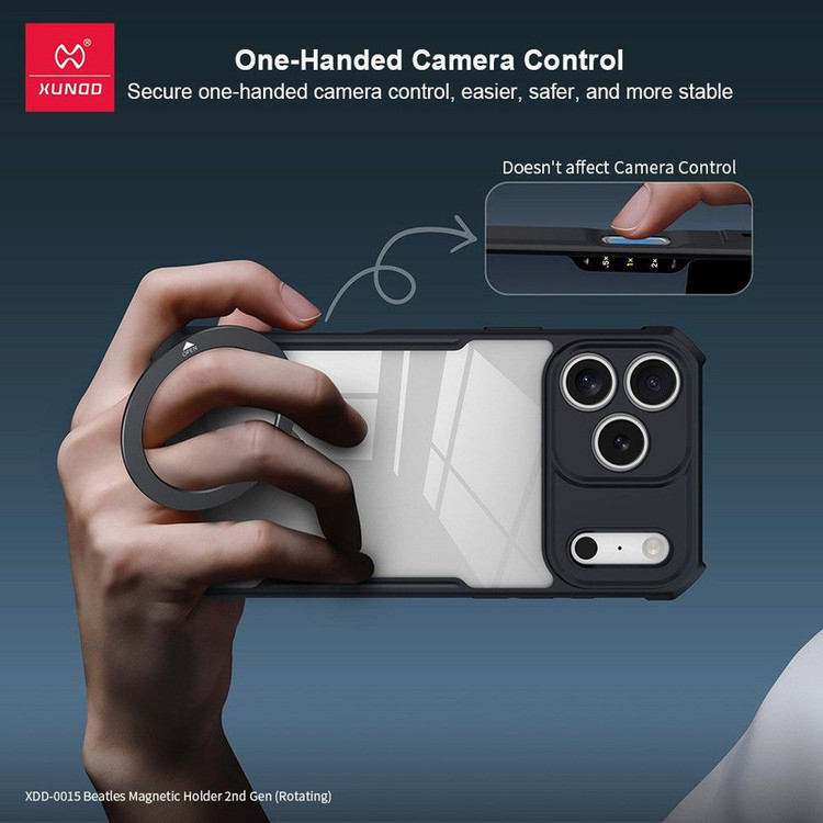 کاور اپیکوی مدل Xundd Magnetic Holder مناسب برای گوشی موبایل اپل iPhone 17 Pro Max