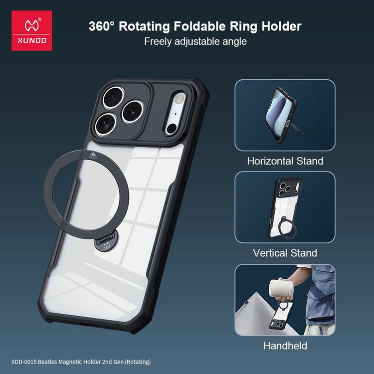 کاور اپیکوی مدل Xundd Magnetic Holder مناسب برای گوشی موبایل اپل iPhone 17 Pro Max