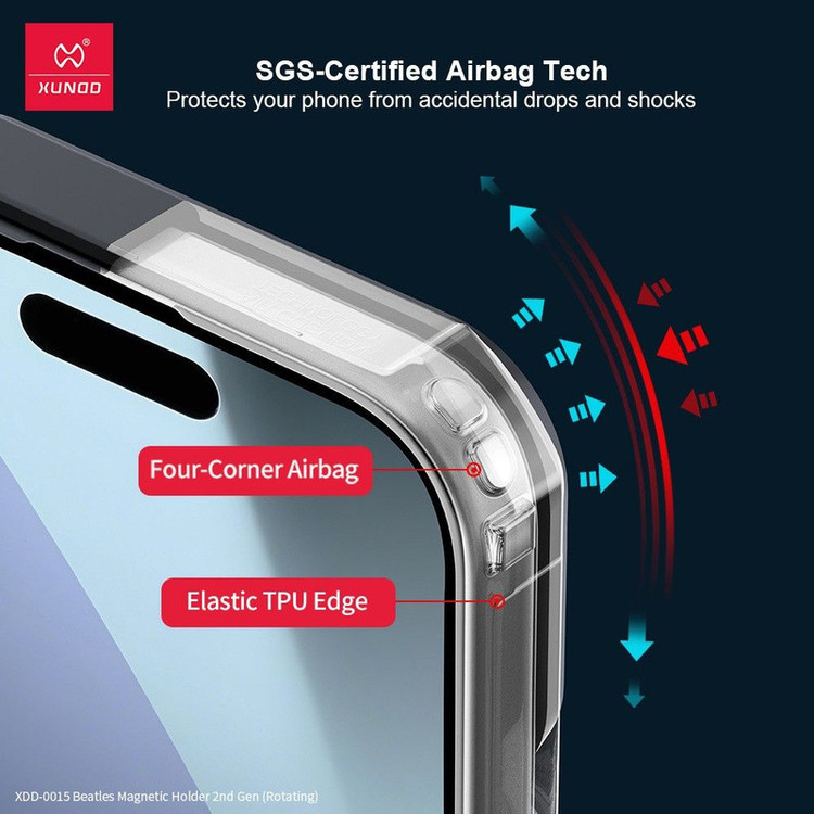 کاور اپیکوی مدل Xundd Magnetic Holder مناسب برای گوشی موبایل اپل iPhone 17 Pro Max