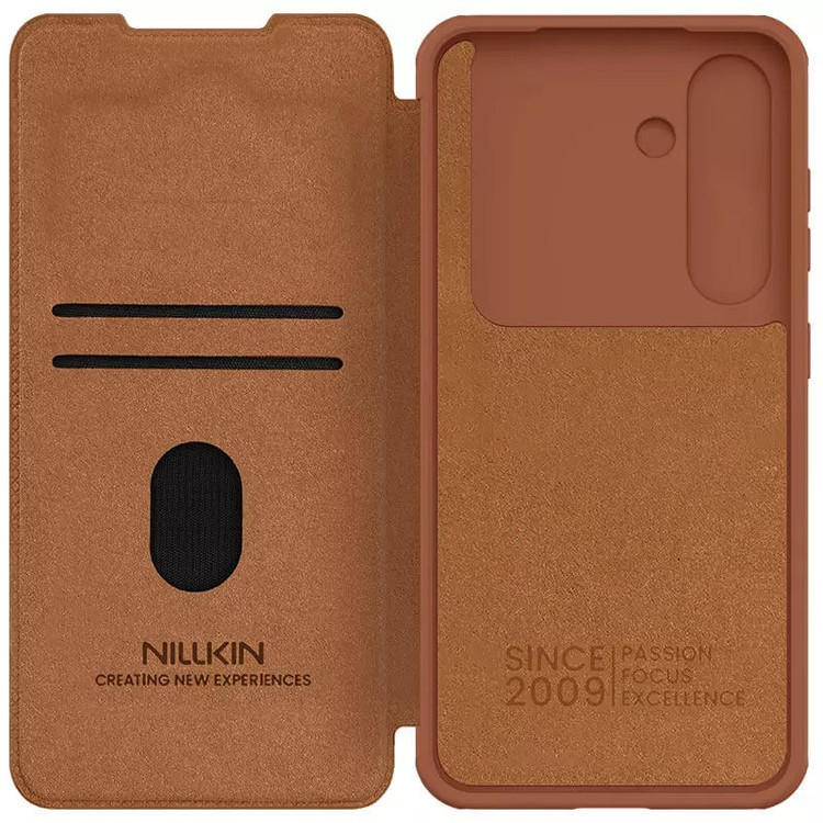 کیف کلاسوری نیلکین مدل Qin Pro مناسب برای گوشی موبایل سامسونگ Galaxy S25 Plus