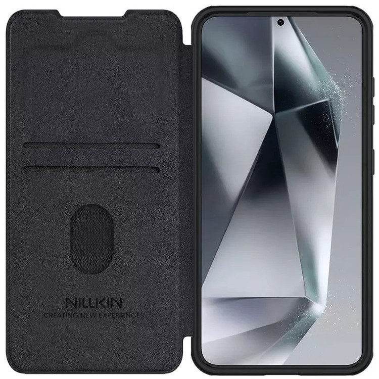 کیف کلاسوری نیلکین مدل Qin Pro مناسب برای گوشی موبایل سامسونگ Galaxy S25 Plus