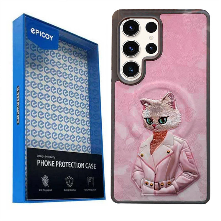 کاور اپیکوی مدل Nimmy Madam Cat Magsafe مناسب برای گوشی موبایل سامسونگ Galaxy S25 Ultra