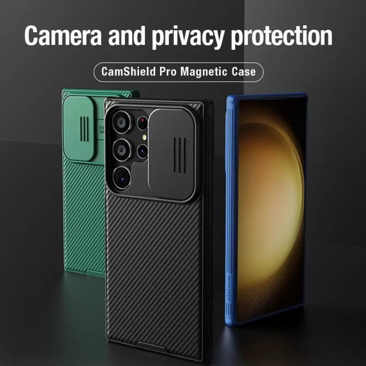 کاور نیلکین مدل CamShield Pro Magnetic مناسب برای گوشی موبایل سامسونگ Galaxy S24 Ultra