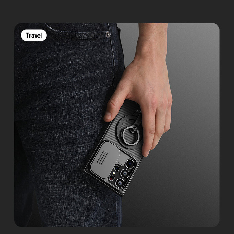 کاور نیلکین مدل CamShield Pro Magnetic مناسب برای گوشی موبایل سامسونگ Galaxy S24 Ultra