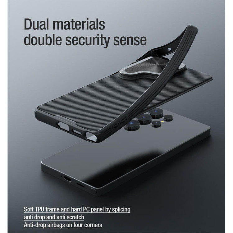 کاور نیلکین مدل CamShield Prop مناسب برای گوشی موبایل سامسونگ Galaxy S25 Ultra