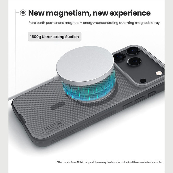 کاور نیلکین مدل Super Frosted Shield Pro Transparent Magnetic مناسب برای گوشی موبایل اپل iPhone 17 Pro