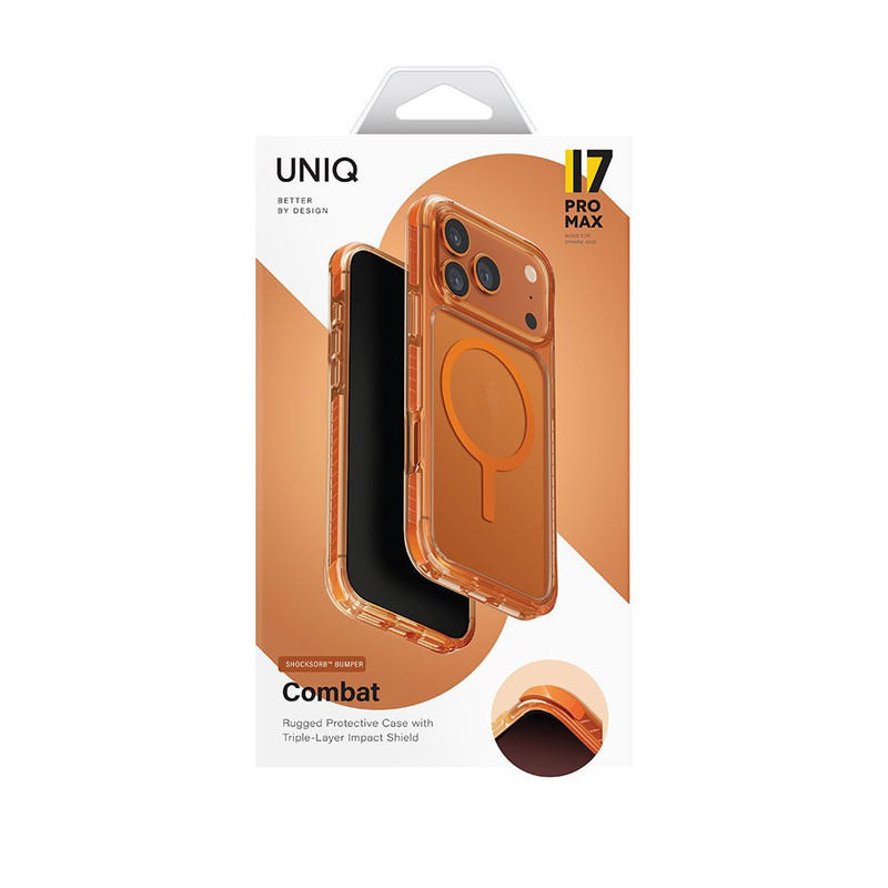 کاور یونیک مدل COMBAT مناسب برای گوشی موبایل اپل iPhone 17 Pro Max
