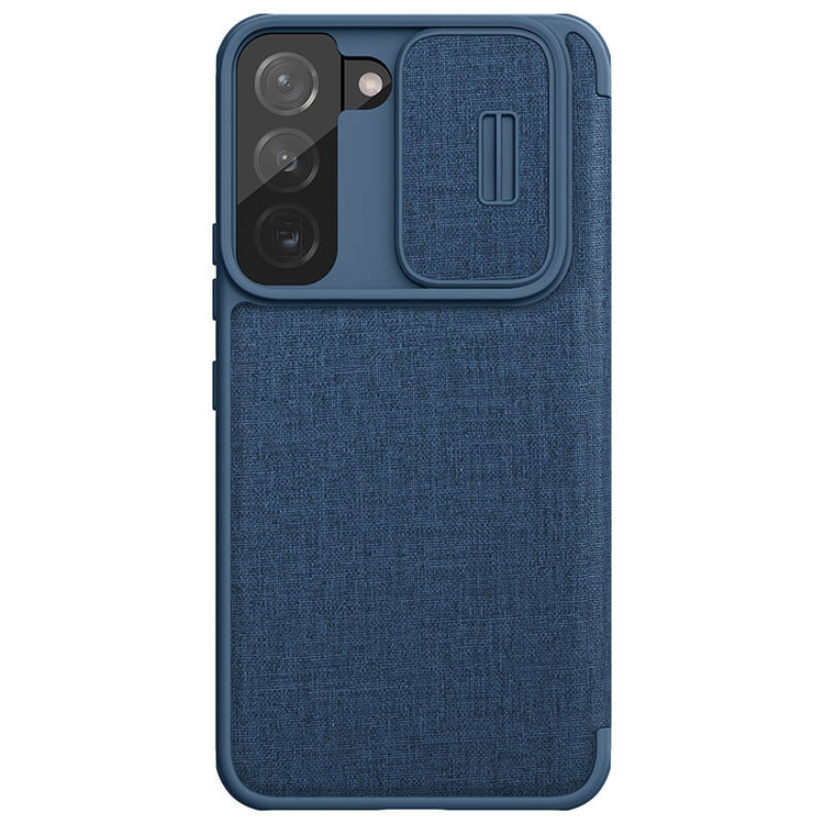 کیف کلاسوری نیلکین مدل Qin Pro Plain Cloth مناسب برای گوشی موبایل سامسونگ Galaxy S22 plus