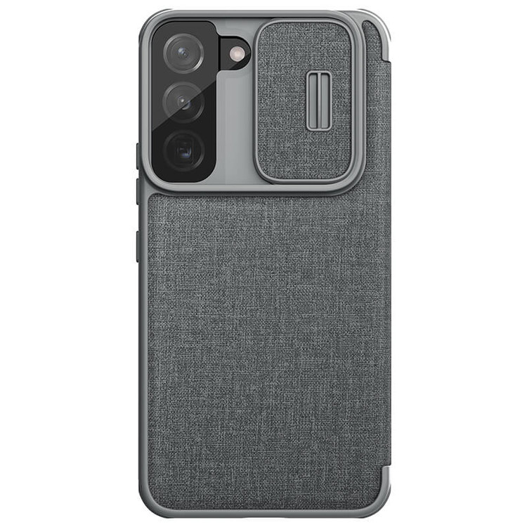 کیف کلاسوری نیلکین مدل Qin Pro Plain Cloth مناسب برای گوشی موبایل سامسونگ Galaxy S22 plus