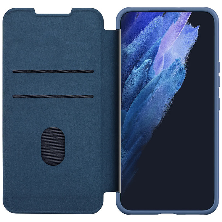 کیف کلاسوری نیلکین مدل Qin Pro Plain Cloth مناسب برای گوشی موبایل سامسونگ Galaxy S22 plus