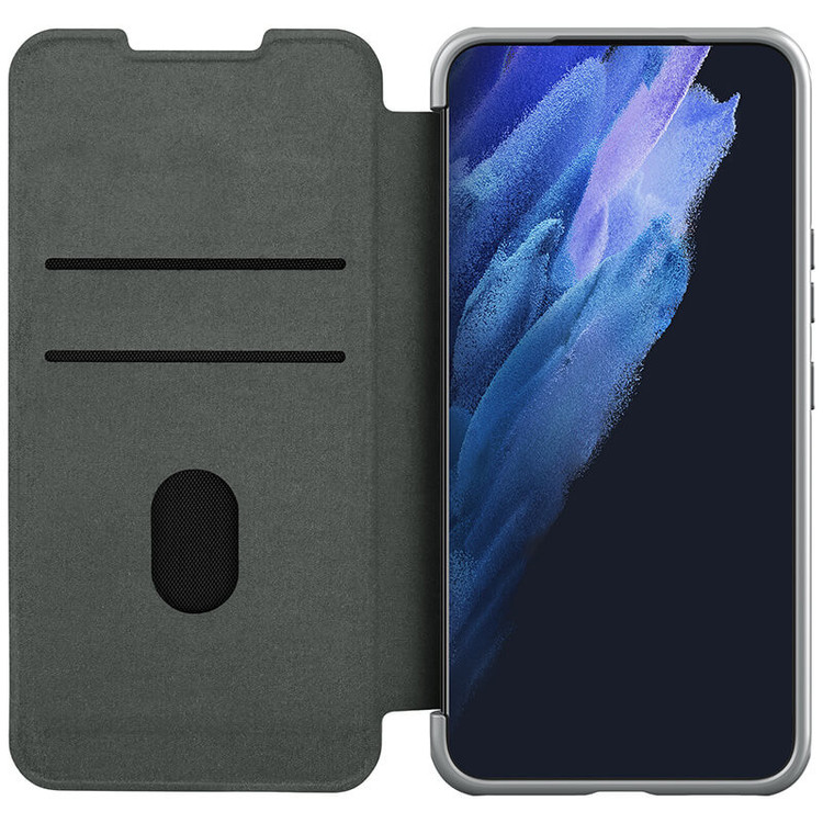 کیف کلاسوری نیلکین مدل Qin Pro Plain Cloth مناسب برای گوشی موبایل سامسونگ Galaxy S22 plus