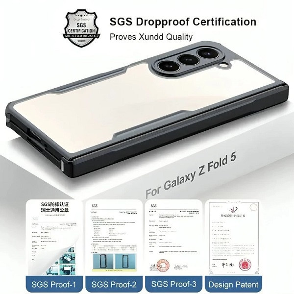 کاور ژاند مدل XUNDD Beatle مناسب برای گوشی موبایل سامسونگ Galaxy Z Fold 5