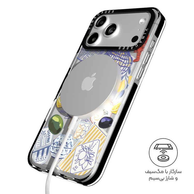 کاور ویناکیسز مدل Amalfi MagSafe مناسب برای گوشی موبایل اپل iphone 17 pro