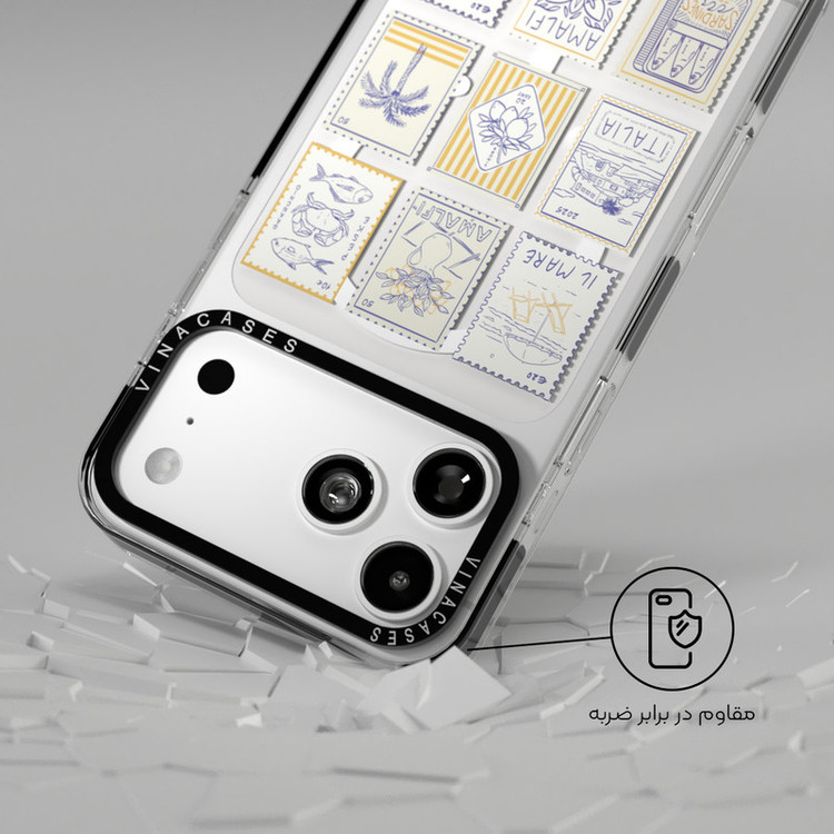 کاور ویناکیسز مدل Italy stamps MagSafe مناسب برای گوشی موبایل اپل iphone 17 pro max