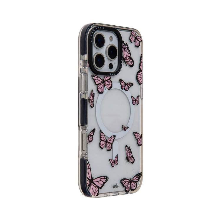 کاور ویناکیسز مدل Butterflies MagSafe مناسب برای گوشی موبایل اپل iphone 16 pro max