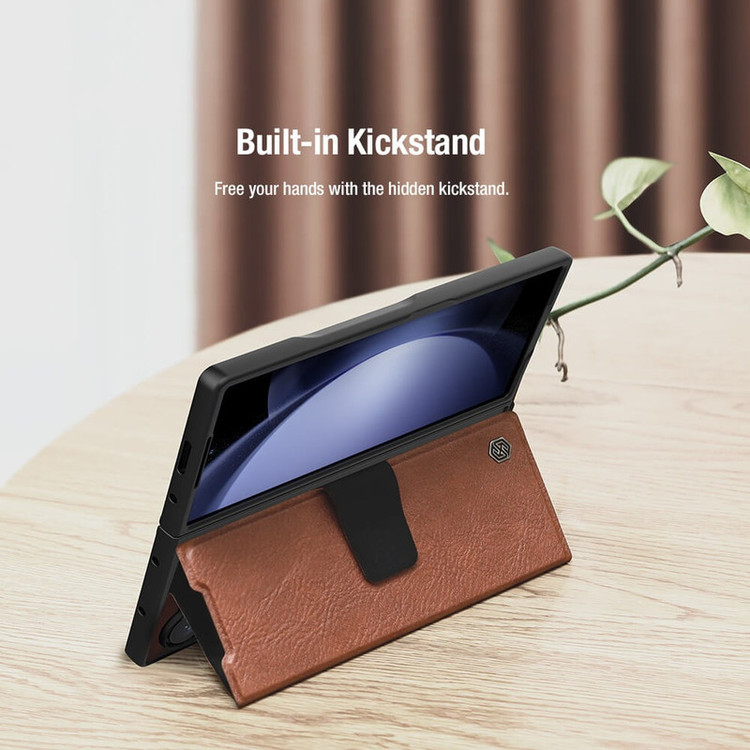 کاور نیلکین مدل Aoge Leather مناسب برای گوشی موبایل سامسونگ Galaxy Z Fold 7