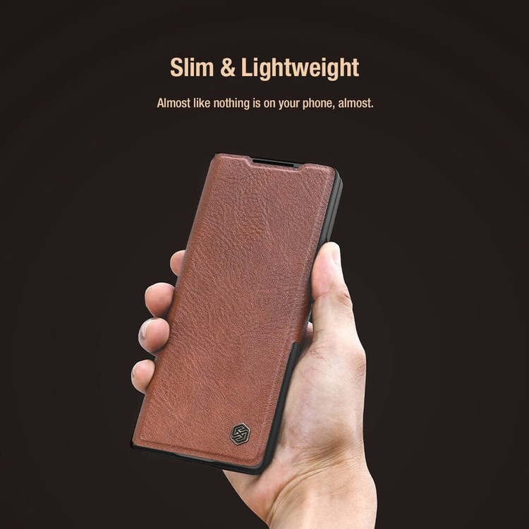 کاور نیلکین مدل Aoge Leather مناسب برای گوشی موبایل سامسونگ Galaxy Z Fold 7
