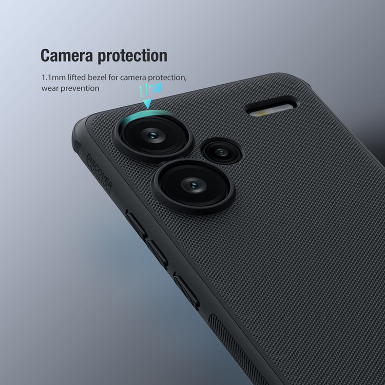 کاور نیلکین مدل Super Frosted Shield Pro مناسب برای گوشی موبایل شیائومی Redmi Note 13 Pro Plus