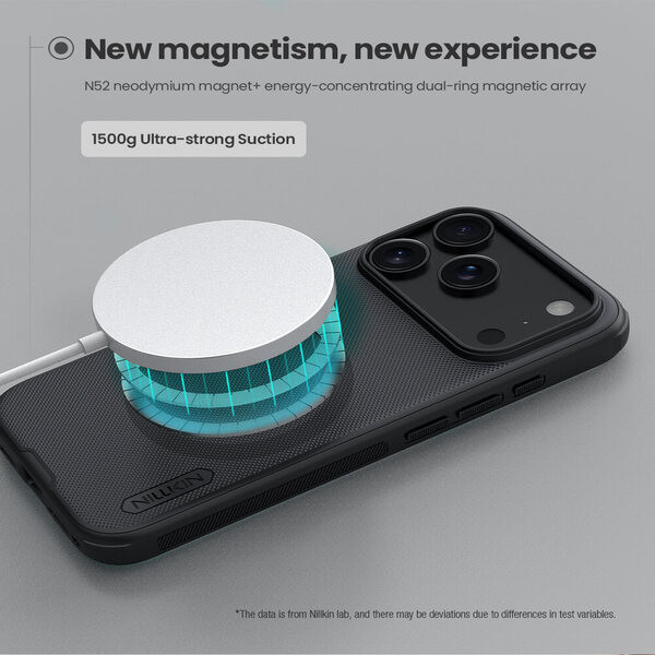 کاور نیلکین مدل Super Frosted Shield Pro Magnetic مناسب برای گوشی موبایل اپل iPhone 17 Pro
