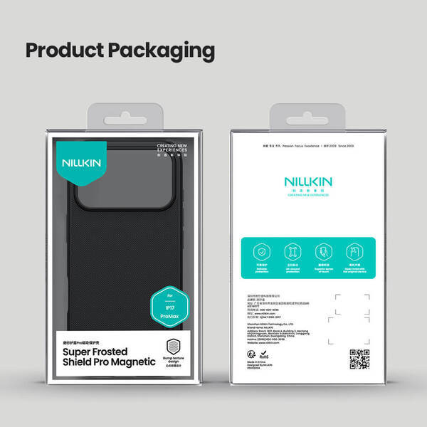 کاور نیلکین مدل Super Frosted Shield Pro Magnetic مناسب برای گوشی موبایل اپل iPhone 17 Pro