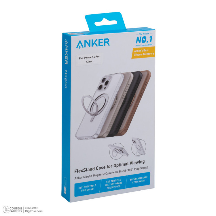 کاور انکر مدل A90H1 مناسب برای گوشی موبایل اپل iPhone 16 Pro
