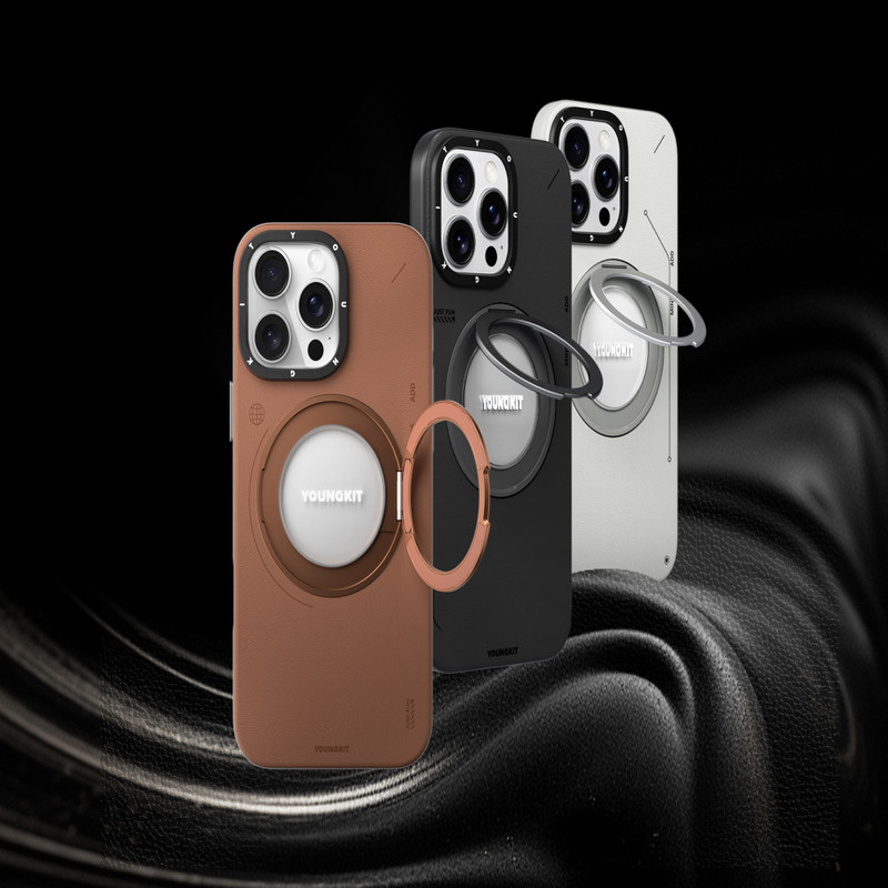کاور یانگ کیت مدل tech leather کد KJPZHJ001 مناسب برای گوشی موبایل اپل IPHONE 16 Pro