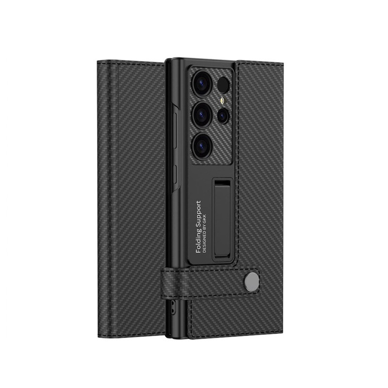 کیف کلاسوری مدل CarbonFold مناسب برای گوشی موبایل سامسونگ Galaxy S24 Ultra