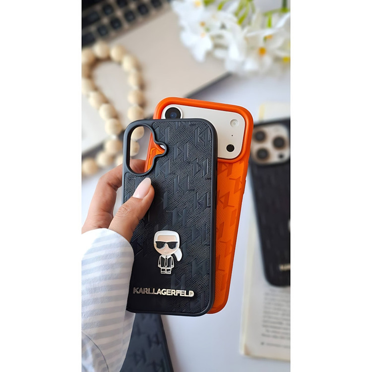 کاور کارل لاگرفلد مدل Lager Noir مناسب برای گوشی موبایل اپل iPhone 17 Pro Max