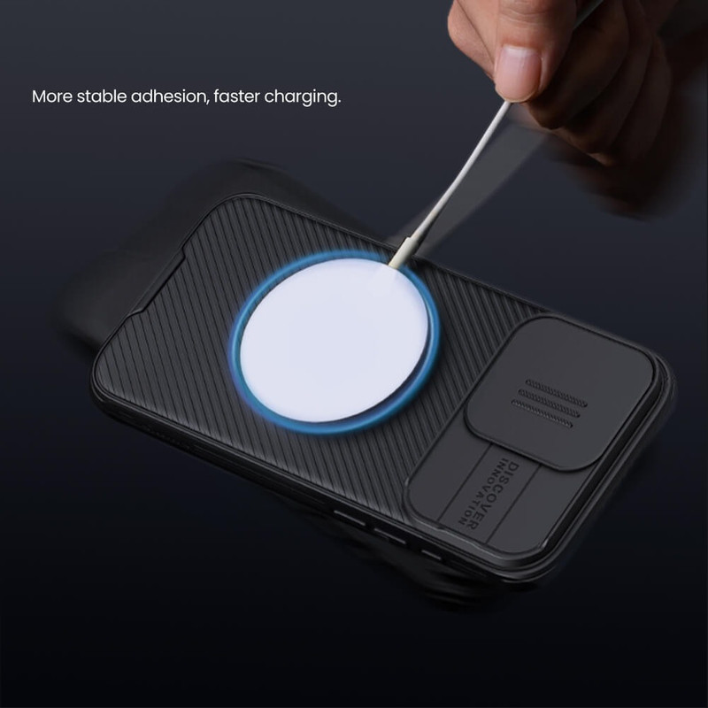 کاور نیلکین مدل CamShield Pro Magnetic مناسب برای گوشی موبایل اپل iPhone 16 Pro