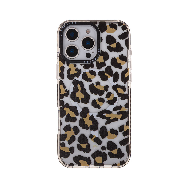 کاور ویناکیسز مدلLeopard MagSafe مناسب برای گوشی موبایل اپل iphone 16 pro max
