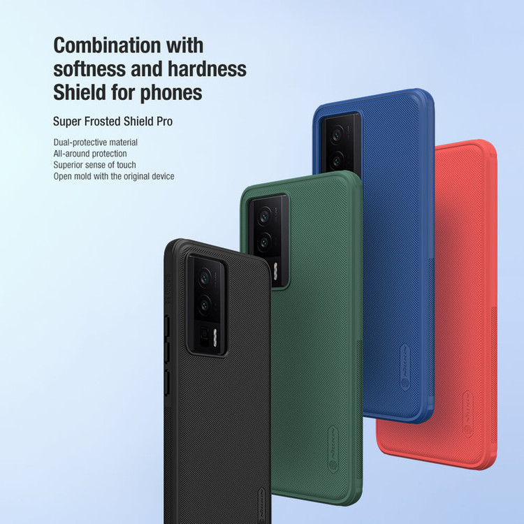 کاور نیلکین مدل Super Frosted Shield Pro مناسب برای گوشی موبایل شیائومی Poco F5 Pro
