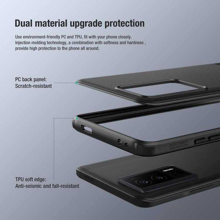 کاور نیلکین مدل Super Frosted Shield Pro مناسب برای گوشی موبایل شیائومی Poco F5 Pro
