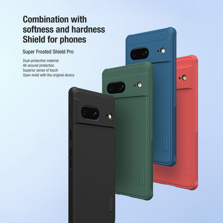 کاور نیلکین مدل Super Frosted Shield Pro مناسب برای گوشی موبایل گوگل Pixel 7