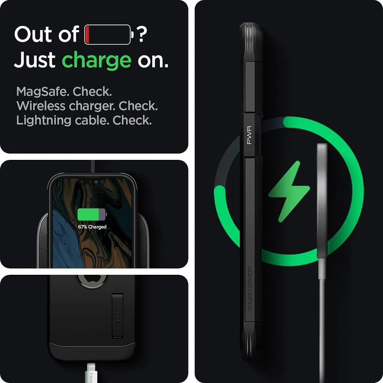 کاور اسپیگن مدل Tough Armor مناسب برای گوشی موبایل اپل iPhone 13 Pro Max