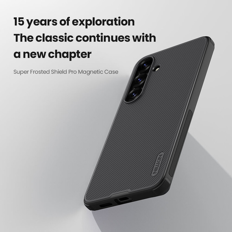 کاور نیلکین مدل Super Frosted Shield Pro Magnetic مناسب برای گوشی موبایل سامسونگ Galaxy S25 plus