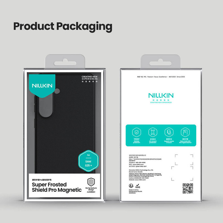 کاور نیلکین مدل Super Frosted Shield Pro Magnetic مناسب برای گوشی موبایل سامسونگ Galaxy S25 plus