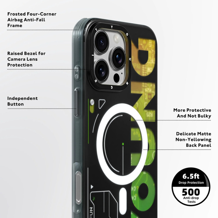 کاور یانگ کیت مدل Futuristic and Digital کد Z02 مناسب برای گوشی موبایل اپل iphone 16promax