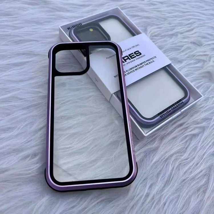 کاور کی-دوو مدل Ares deep purple مناسب برای گوشی موبایل اپل iPhone 14 promax